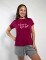 Remera de dama Calu Bordo
