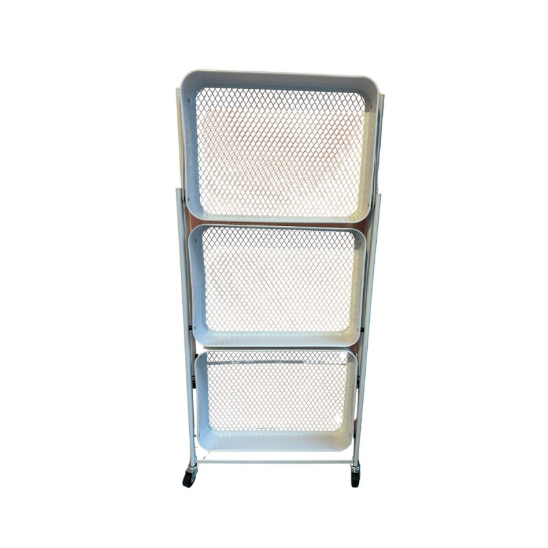 Carro Organizador Plegable Blanco