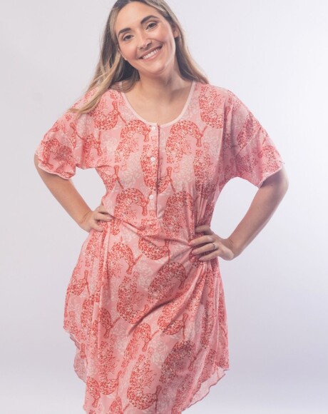 Remerón Maternal Noelia Print Rojo