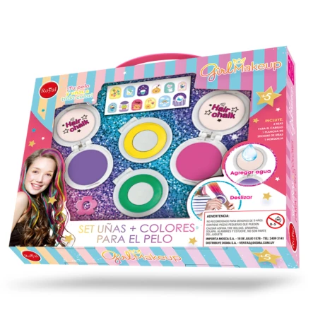 Set de Uñas y Colores para el Cabello Royal 001