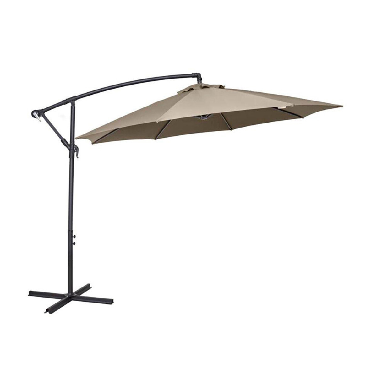 Sombrilla Lateral Alum 3M Taupe 