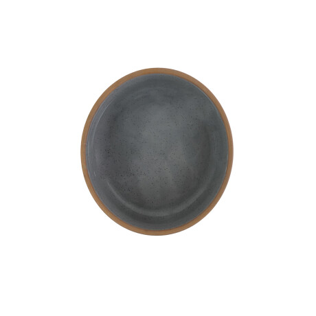 BOWL CERAMICA CHATO COLOR GRIS GUARDA MARRON BOWL CERAMICA CHATO COLOR GRIS GUARDA MARRON