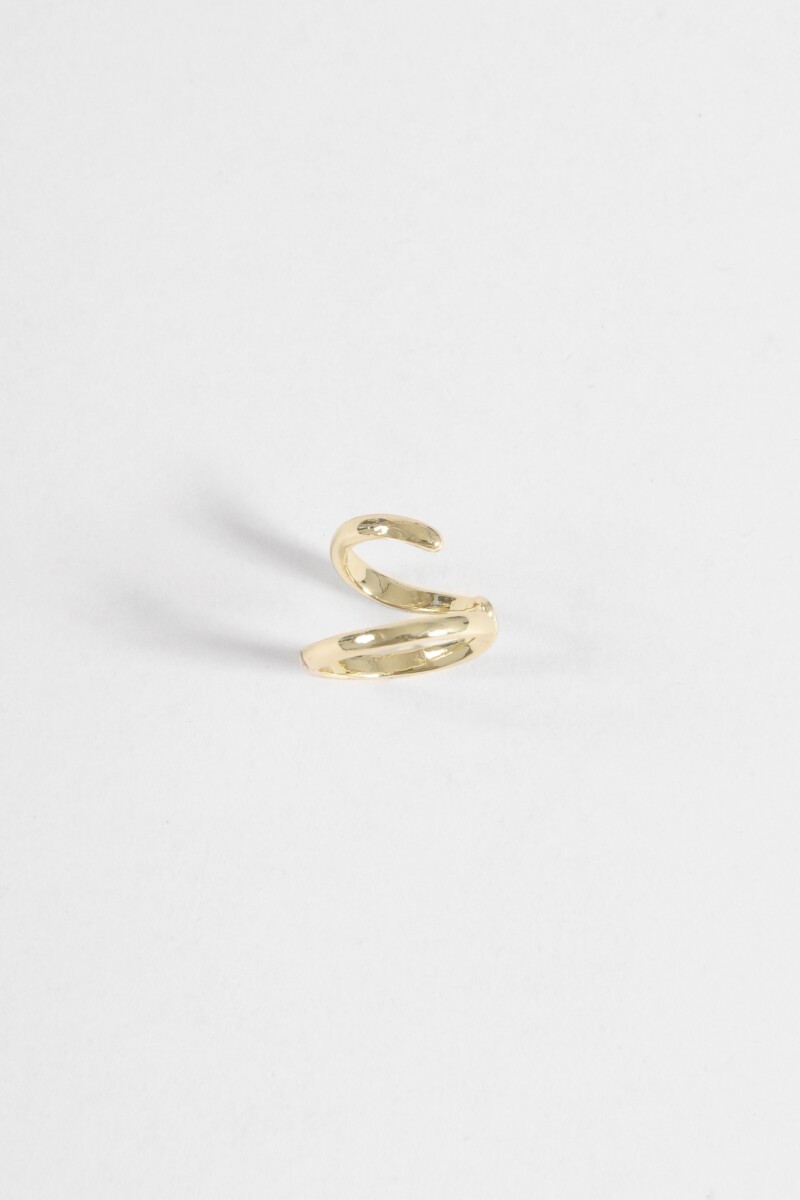 Earcuff wavy dorado
