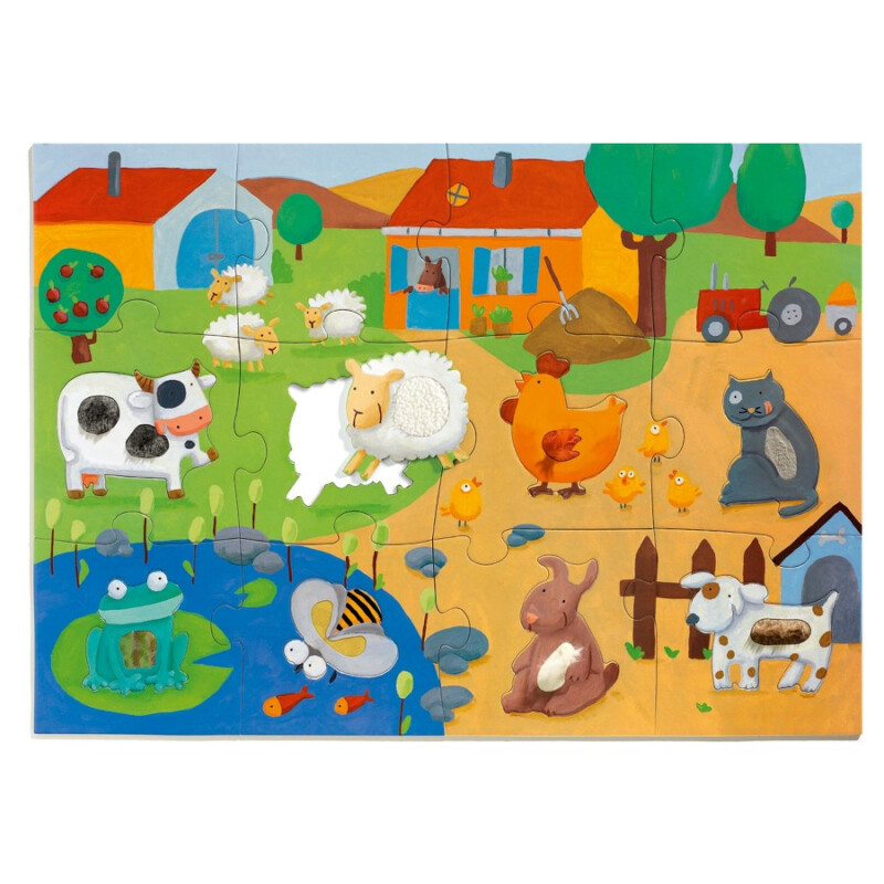 Puzzle Gigante con Texturas Djeco Puzzle Gigante con Texturas Djeco