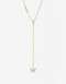 Collares Largos Cubic zirconia Collar Largo Con Dije Mariposa Cubic - Dorado