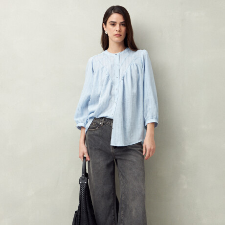 CAMISA ANTON Celeste