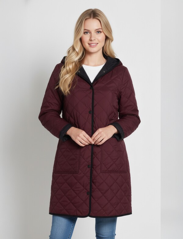 Campera Abrigo Reversible BORDEAUX