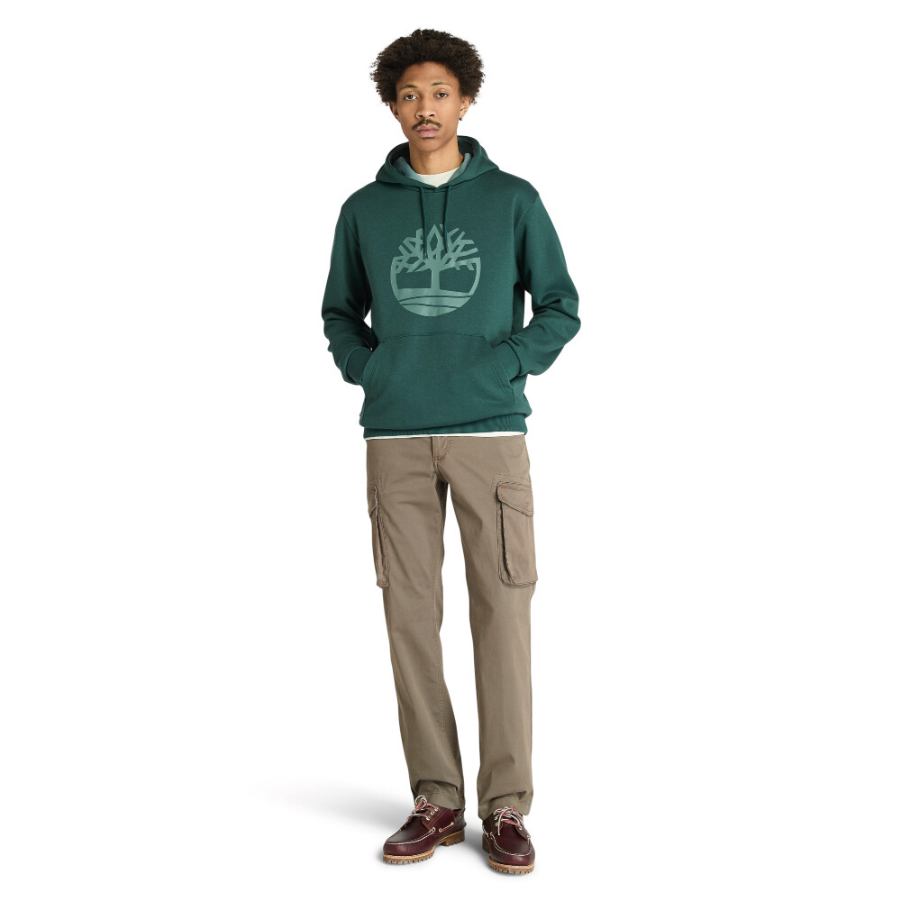 Polera Northwood Tree Logo Hombre Green Gables