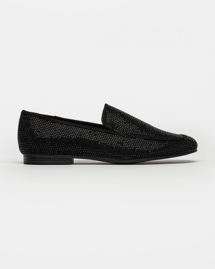 Mocasín Bright En Sintético Negro
