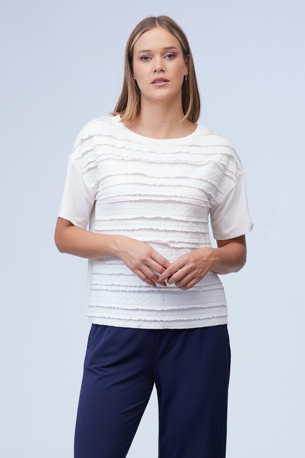 Blusa Textura CRUDO