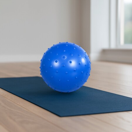 MINI PELOTA DE PILATES CON PINCHOS MULTICOLOR