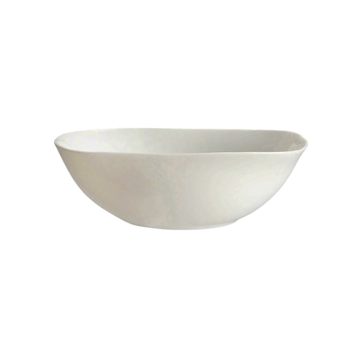 BOWL SEMICUADRADO OPALINA BLANCO D16.8CM/H5.5CM/480ML 