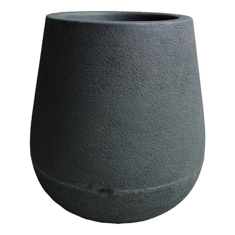 Maceta Plástico Mate 40 Gris Grafito