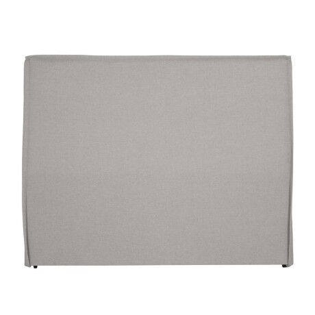 RESPALDO SUPER KING TELA GRIS ZOE