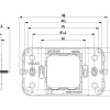 SOPORTE HORIZONTAL 2M CENTRALES CON TORNILLOS NEVE UP SOPORTE HORIZONTAL 2M CENTRALES CON TORNILLOS NEVE UP