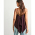 VMMOLLIE DRAPY SINGLET TOP WVN GA Winetasting