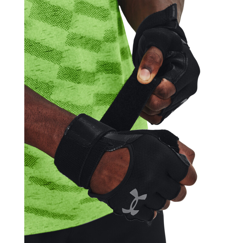 M's Weightlifting Gloves-GRN BLK-001