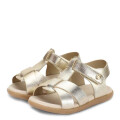 Sandalias de Niña Bibi Baby Soft con Velcro Dorado