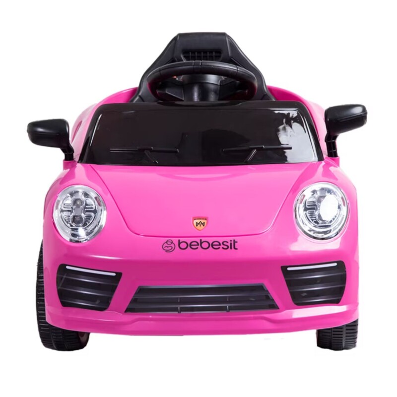Auto a batería tipo Porsche Bebesit- ROSA Auto a batería tipo Porsche Bebesit- ROSA