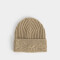 Gorro Gorro Tejido Bordado - Marron Beige