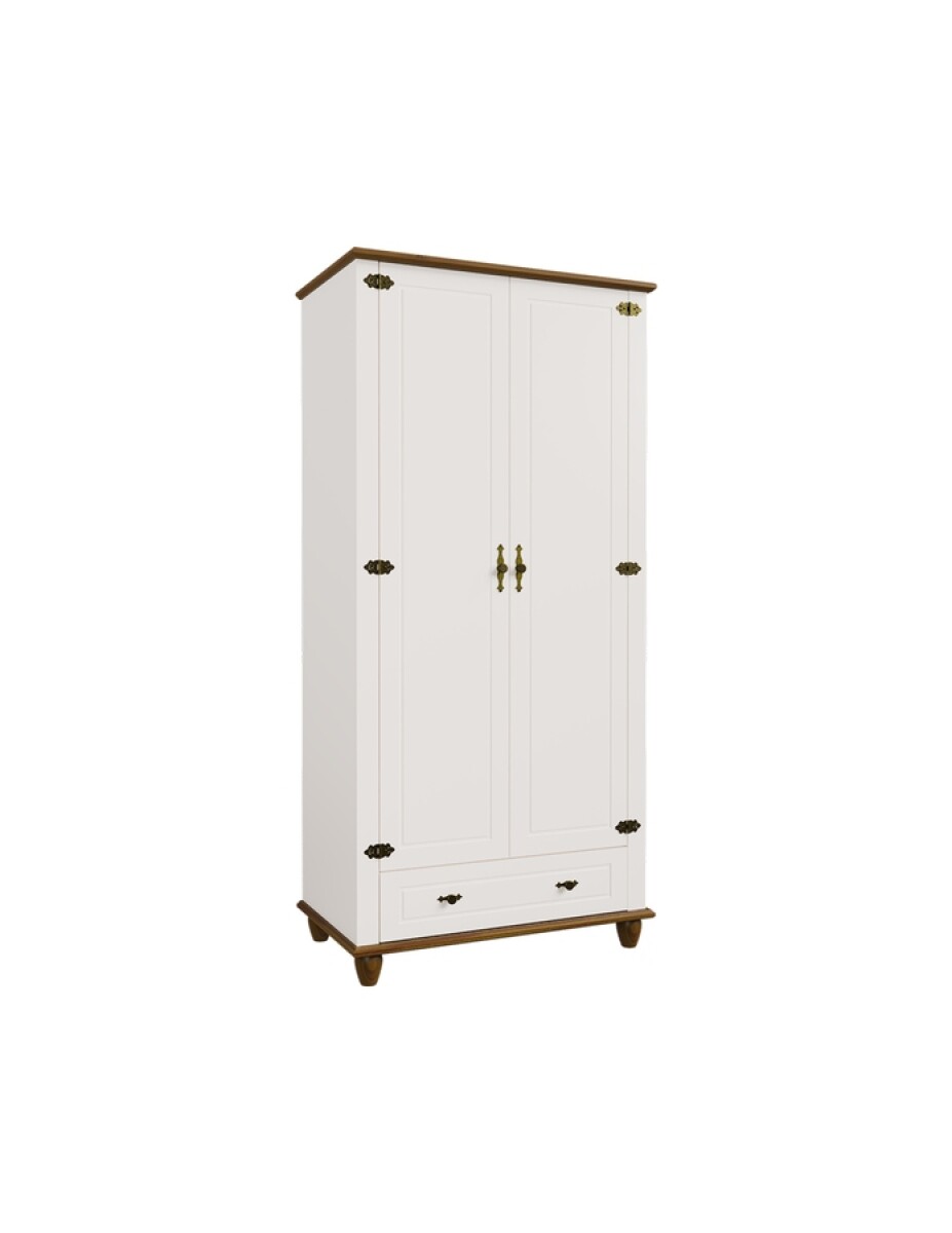 Ropero Joy 2 Puertas 1 Cajón Blanco SMGB46129 