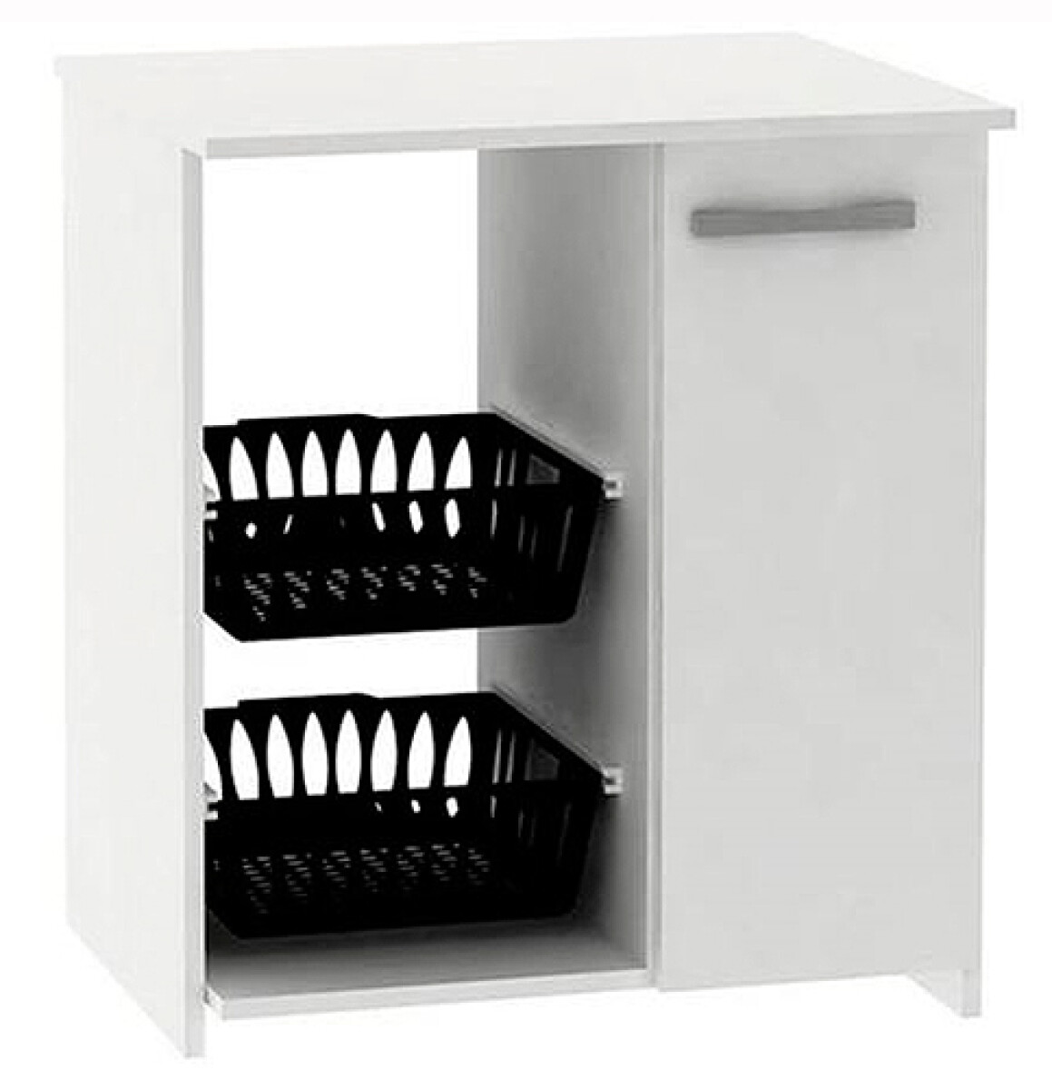 MULTIUSO COCINA NAPOLI 417 -1 Pta c/Frutero -Blanco - Sin color 