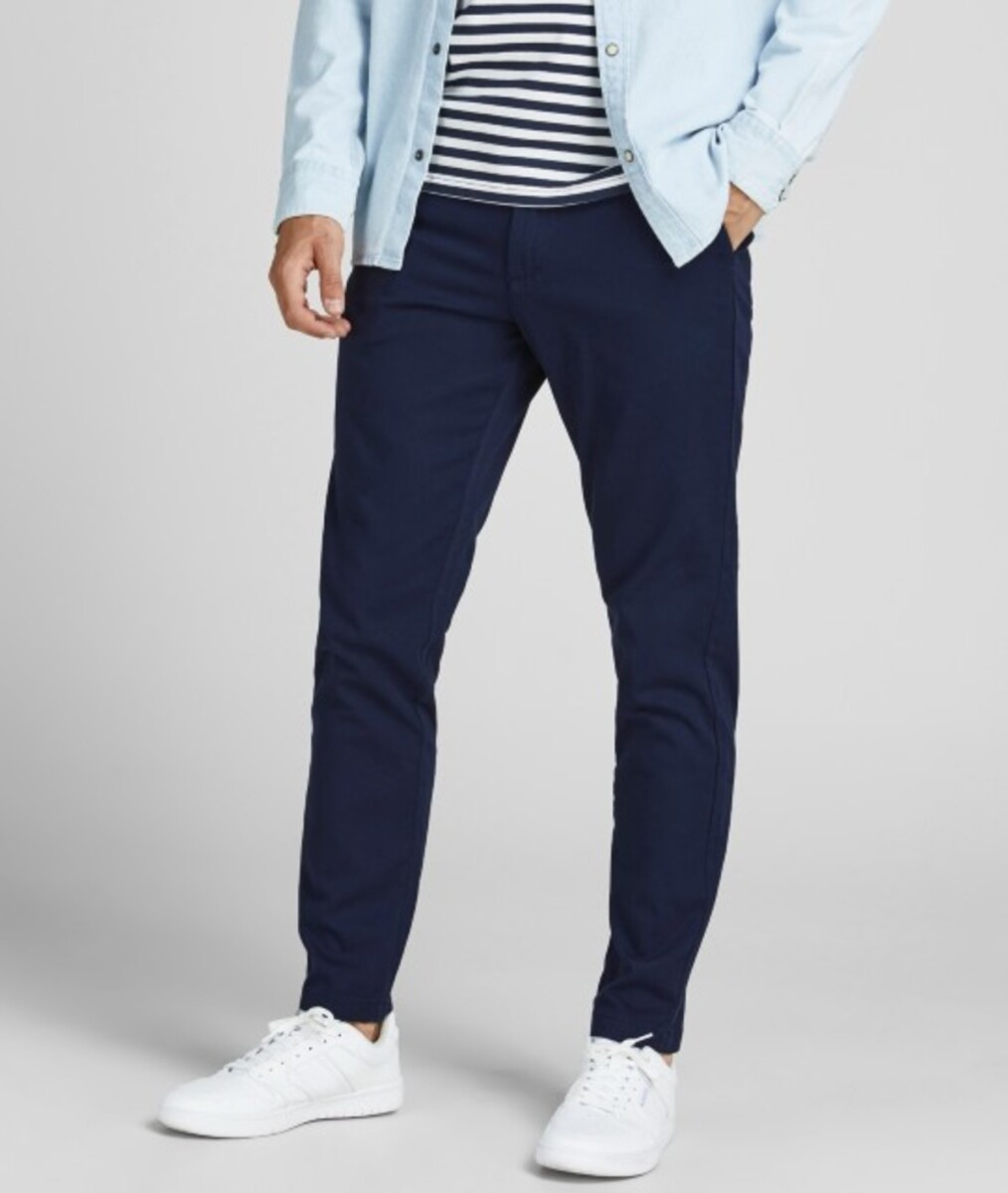 Pantalón Marco-dave Chino Slim Fit - Navy Blazer 