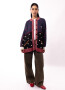 Cardigan VARSITY Azul