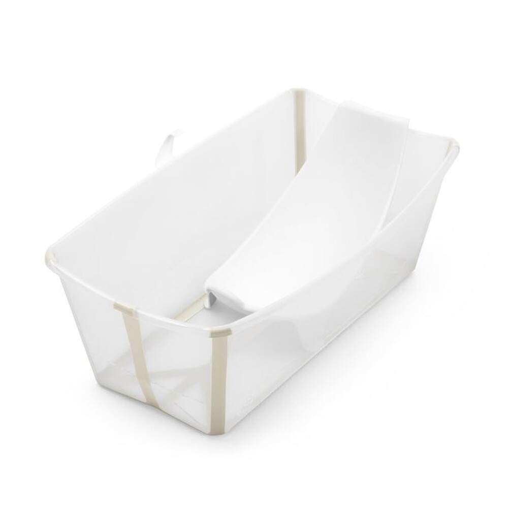Baño Stokke flexibath set c reposera transparente beige