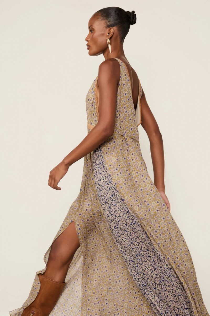 VESTIDO LARGO LIBERTY Estampado