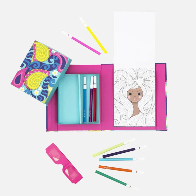 Juego de colorear en 3D: Sueños de arcoíris Juego De Colorear En 3d: Sueños De Arcoíris
