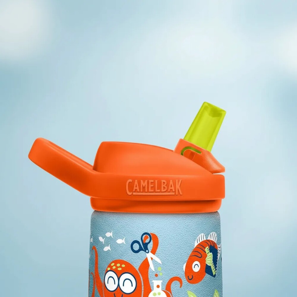 Vaso termico EDDY+ boquilla CAMELBACK shark naranja school