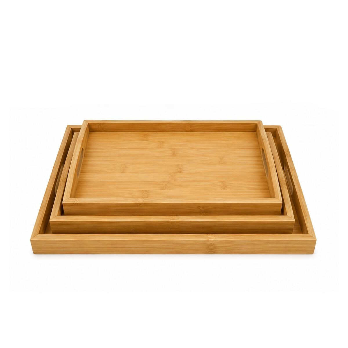Set 3 bandejas Bamboo 47x35 