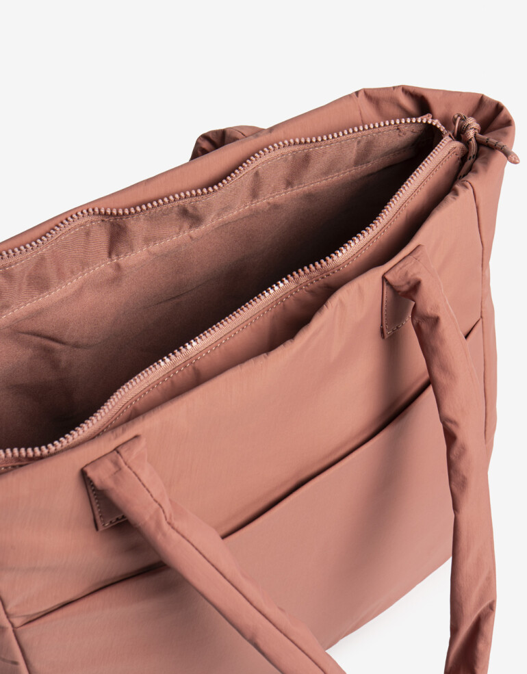 Shopper Nylon Shopper En Material Reciclado - Rosa Oscuro