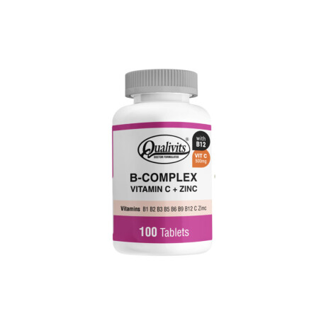 B-COMPLEX VITAMINA C + ZINC 100 TAB B-COMPLEX VITAMINA C + ZINC 100 TAB