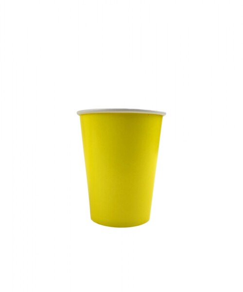 Vaso polipapel 8 oz AMARILLO