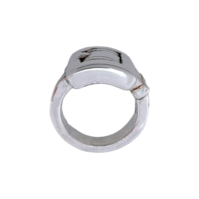 Anillo Hebilla-Plata 925 Inflada-Sin Piedra-AN3003 sinpiedra