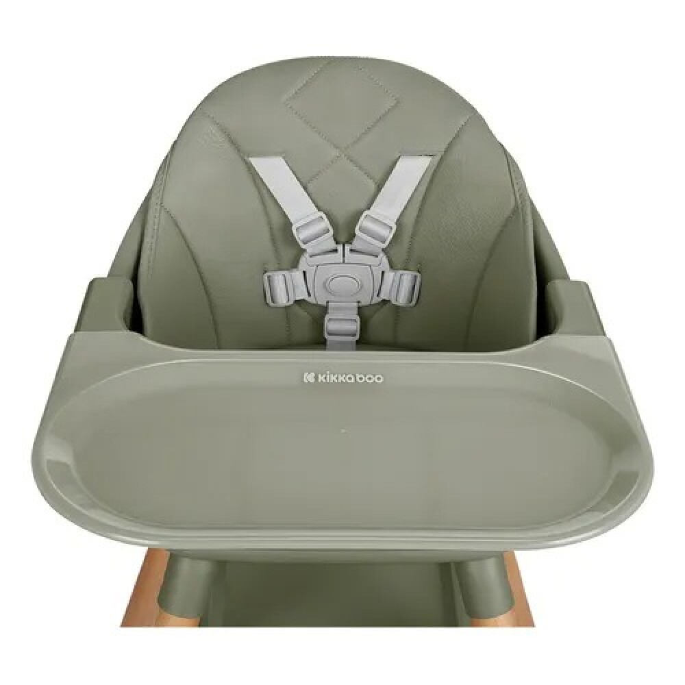 Silla de comer WOODY 6 en 1 KIKKABOO green army Silla de comer WOODY 6 en 1 KIKKABOO green army