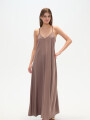 Vestido Bando Taupe / Mink / Vison