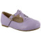 Ballerinas Infantiles Croco Kids con Hebilla Púrpura Claro