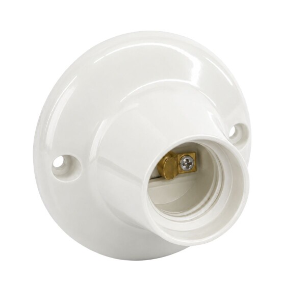 RECEPTACULO DE PLASTICO RECTO BLANCO Receptaculo De Plastico Recto Blanco