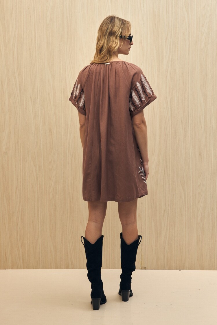 VESTIDO SAMPU Marron