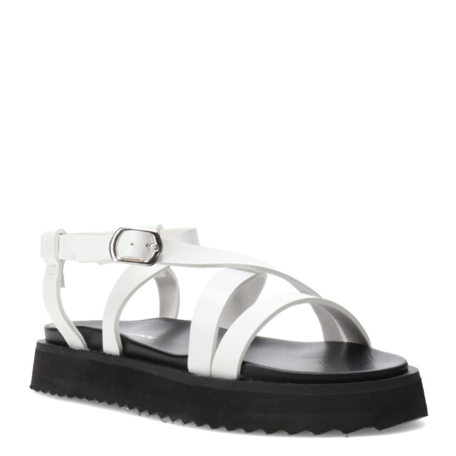 Sandalias de Niña MINI Miss Carol Califa con Hebilla Blanco