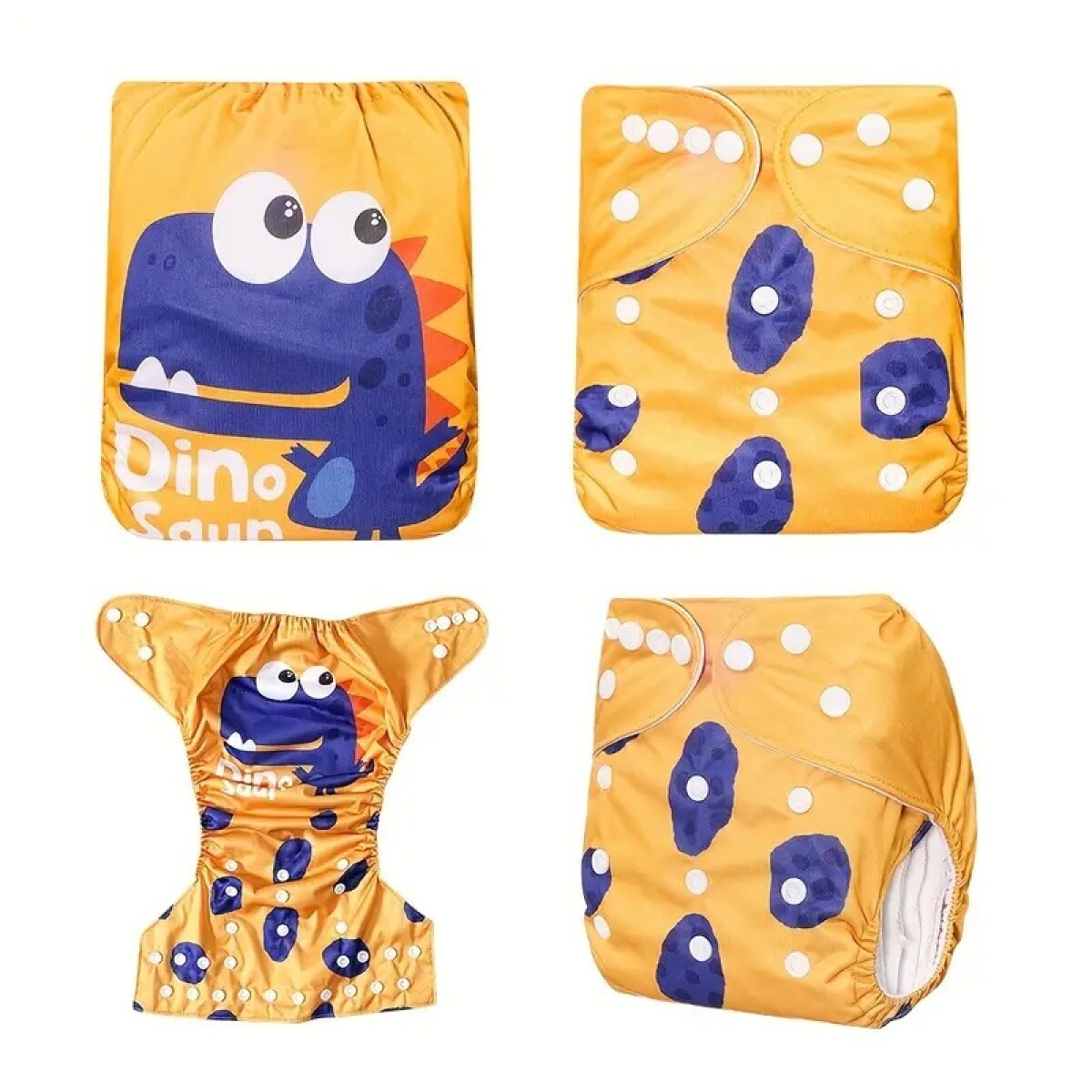 Pañal ecológico waterproof con inserto incluído - Dino saur 