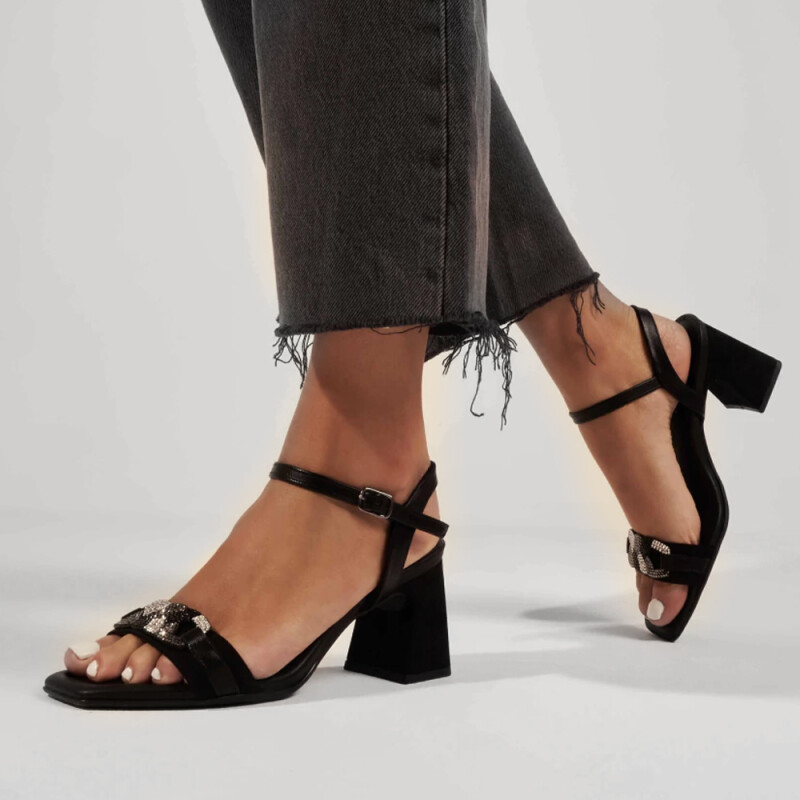 Sandalia de dama Piccadilly BLACK