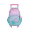 Mochila Footy Smile Everyday con Carro Rosa - Verde Agua