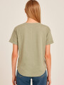 Remera Tazu Verde Grisaceo