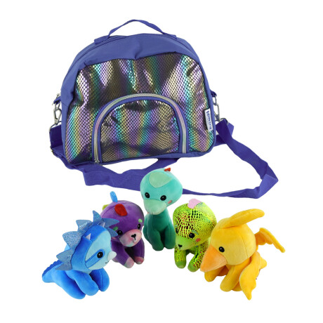 PELUCHE SET X5PCS + BOLSO CONTENEDOR PELUCHE SET X5PCS + BOLSO CONTENEDOR