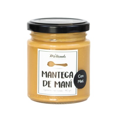 Manteca De Maní Con Miel La Molienda 190g Manteca De Mani Con Miel 190g