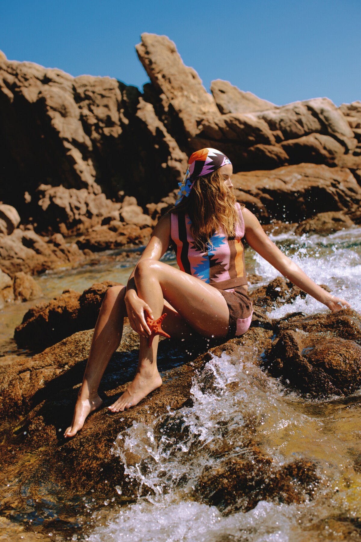 Navajo Short Chocolate / Rosado